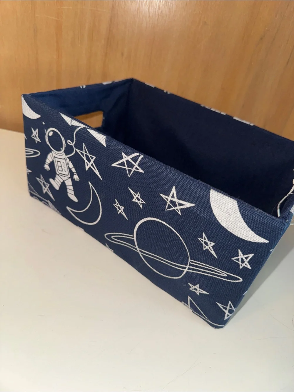 NWTDakota West Kids Collection Astonaut Space Kid’s Storage Bin Bedroom Playroom